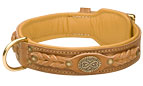 Hundehalsband Leder Exklusiv Geflochten | Halsband Design ❃ Hundehalsband Leder Exklusiv Geflochten | Halsband Design ❃