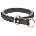 Dressurhalsband Leder geflochten Dressurhalsband Leder geflochten