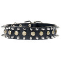 Hundehalsband mit Nieten und Spikes Hundehalsband mit Nieten und Spikes
