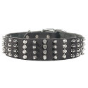 Hundehalsband Leder Breit mit Nieten Hundehalsband Leder Breit mit Nieten