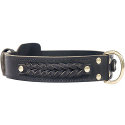 Hundehalsband Leder geflochten Hundehalsband Leder geflochten