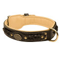 Hunde Halsband Leder geflochten Hunde Halsband Leder geflochten