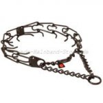 Stachelhalsband aus schwarzem rostfreien Stahl