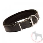Bestseller Lederhalsband mit Filz, 4 cm ❺❺_1
