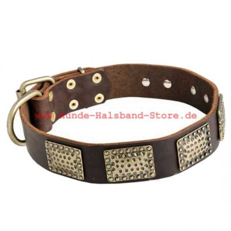 Exklusive Halsband mit Vintage Platten