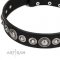 Ledernes Hundehalsband "Strict Elegance" von FDT Artisan