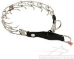Stachelhalsband aus verchromtem Stahl, 3.2 mm