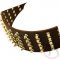 Hundehalsband mit Goldfarbigen Spikes