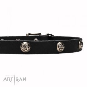 "Lucky" stilvolles Lederhalsband von FDT Artisan