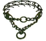 Stachel Halsband aus brüniertem Stahl 3,99m