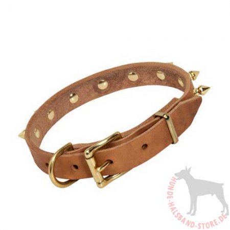 Bestseller Hundehalsband Leder für Französische Bulldogge