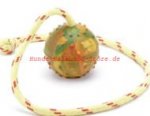 Gummiball mit Schnur mit 6 cm Durchmesser