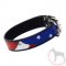 Hunde Halsband Leder mit Bemalung