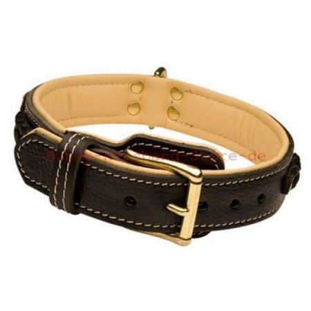 Bestseller Exklusives Hundehalsband aus Leder mit Luxus-Design