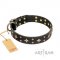 Modernes Lederhalsband "A La Mode" von Artisan FDT