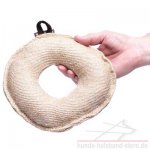 Kringel Design Beißkissen aus Jute_2