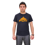 "Pro Fit" dunkel-graues T-Shirt mit Logo