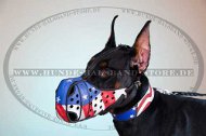 Maulkorb Exklusiv | Bemaltes Hundemaulkorb für Dobermann