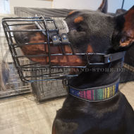 Drahtmaulkorb Gummi für Dobermann