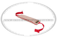 Beißwurst aus Jute mit 2 T-Handschlaufen Beißwurst aus Jute mit 2 T-Handschlaufen