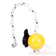 Set aus Top-Matic Fun Ball Mini SOFT gelb +Magnetclip