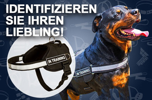 Hundegeschirr aus Nylon
mit Logo