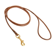 Dog Leash Leather Round for Dog Shows