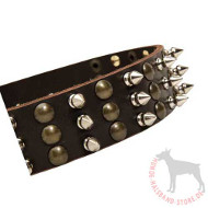 Leder Halsband Nieten und Spikes