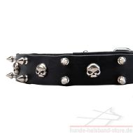 "Piraten" Leder Halsband breit