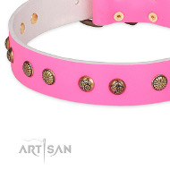 "Pink Pleasure" Lederhalsband Artisan FDT "Pink Pleasure" Lederhalsband Artisan FDT