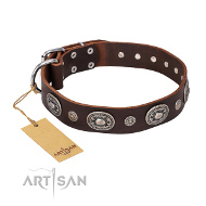 "Extra Pizzazz" attraktives Lederhalsband von Artisan FDT