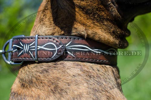 Hundehalsband für Boxer schwarz