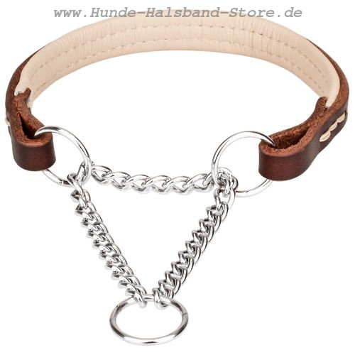  erstklassiges Lederhalsband fuer Dressur