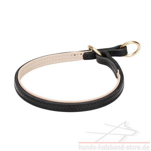 Hundehalsband aus Naturleder Designer 