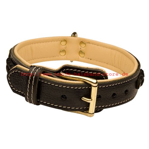 Lederhalsband Nappa