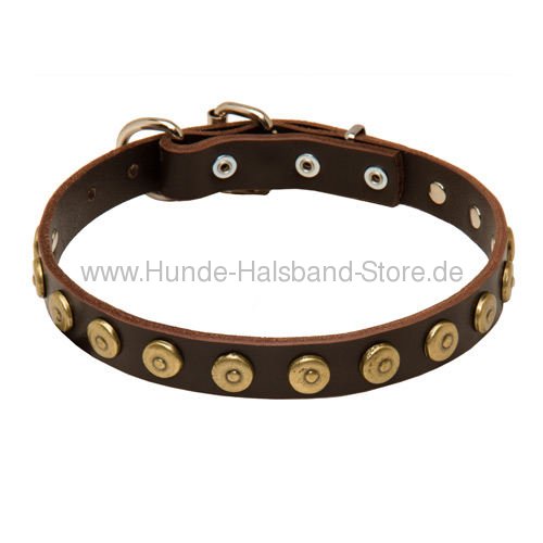 Hundehalsband aus Leder 25 mm 