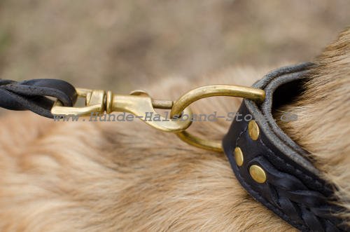 originelles Halsband mit Flechten 