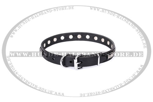 25 mm Halsband aus Leder  