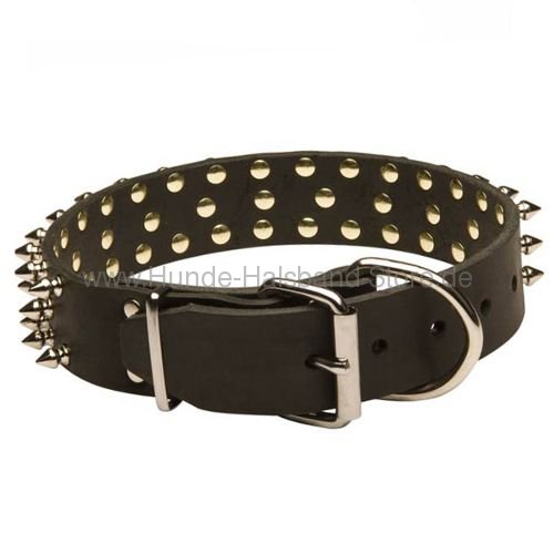 Lederhalsband 40 mm breit