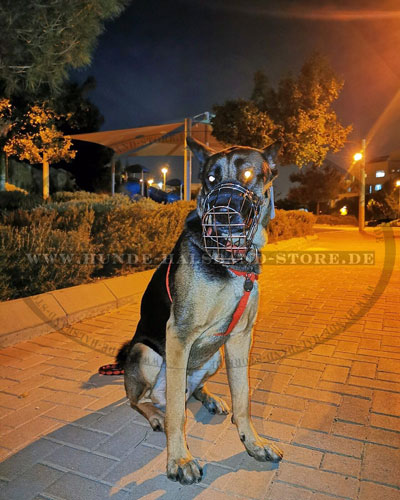 Hunde Maulkorb  fuer Deutschen Schaeferhund