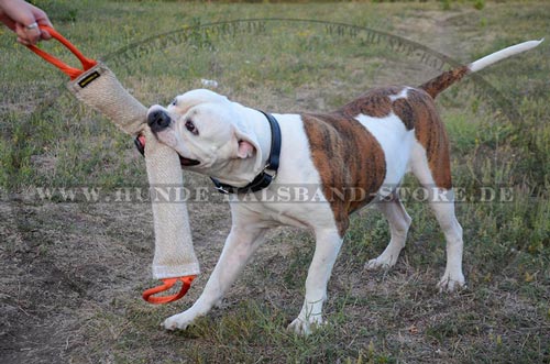 Jute Beisswurst mit bequemen handschlaufen