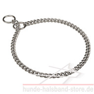 Bestseller HS Hundekette mit Kleinen Gliedern Verchromt 3mm