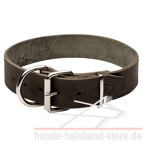 Lederhalsband klassiches Design