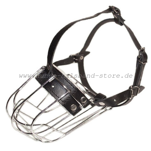 Wire Basket Muzzle for Large Dog Breeds