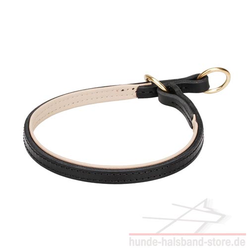Choke Dog Collar with Soft Leather Padding 2013 - Click Image to Close