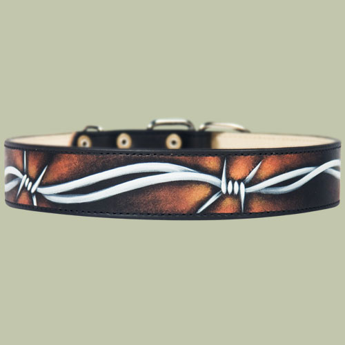  Designer Collar Leather Wide 